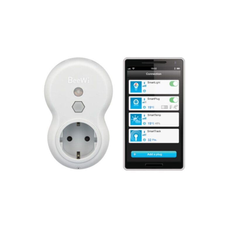Beewi smart plug in sleek white design