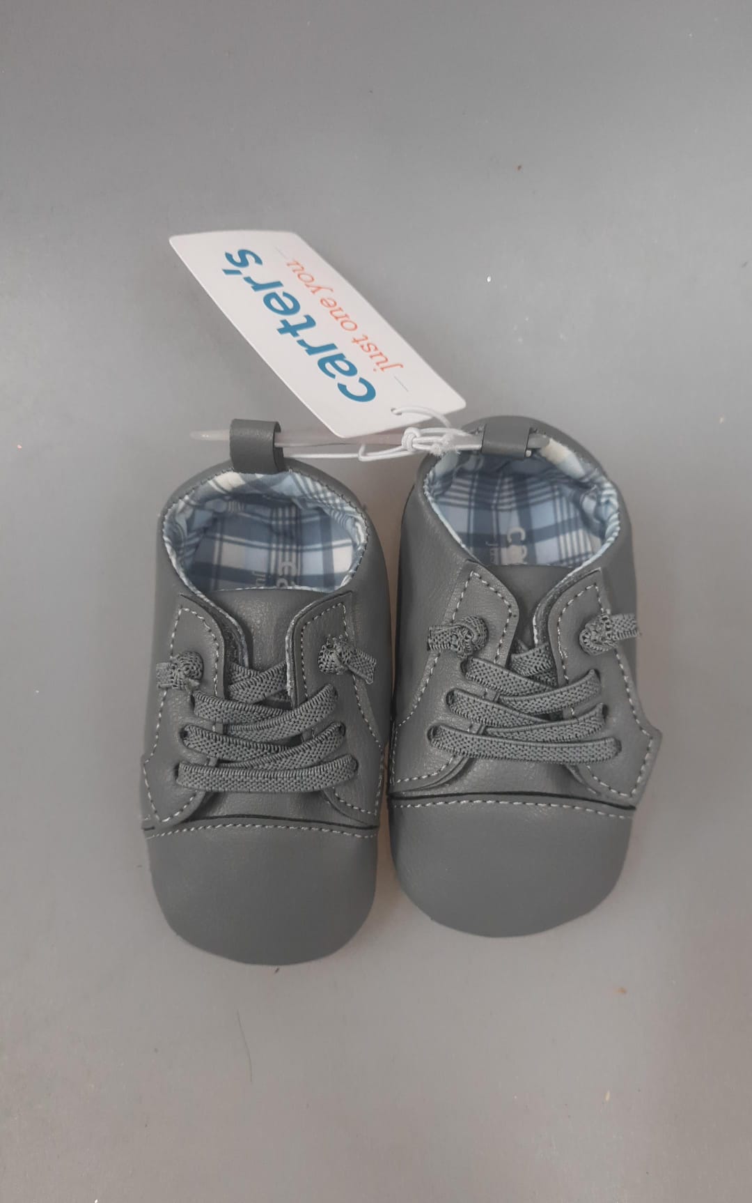 Cartier baby boys shoes in stylish and comfortable grey design