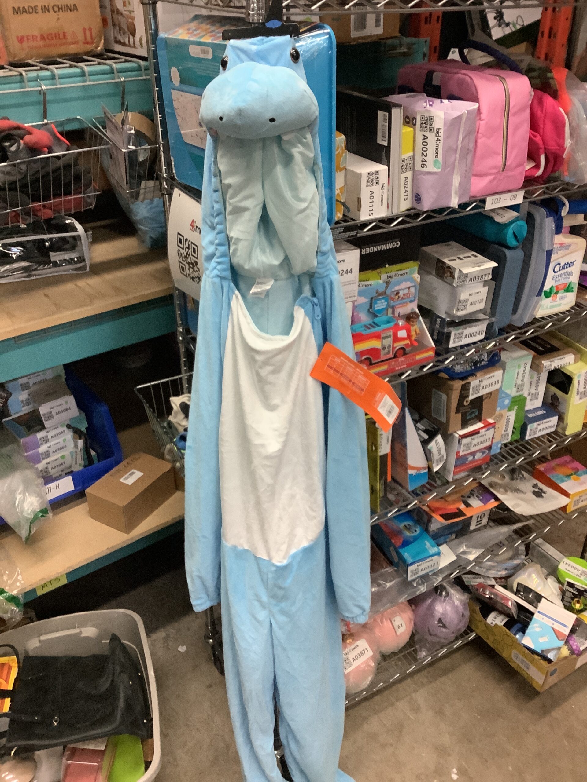 Hyde adult shark costume in fun design