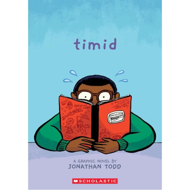 Timid graphic novel in professional product photography
