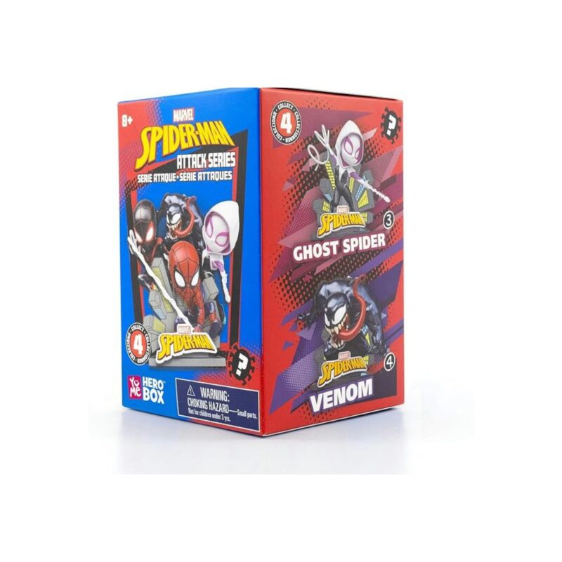 Yume spiderman attack series figure in vibrant colours