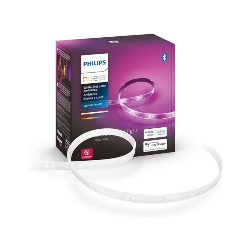 Philips lightstrip bluetooth enabled in flexible white and colour ambiance