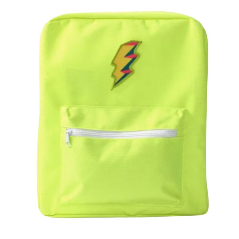 Bullseye'S lunch box in vibrant solid colour with zipper closure