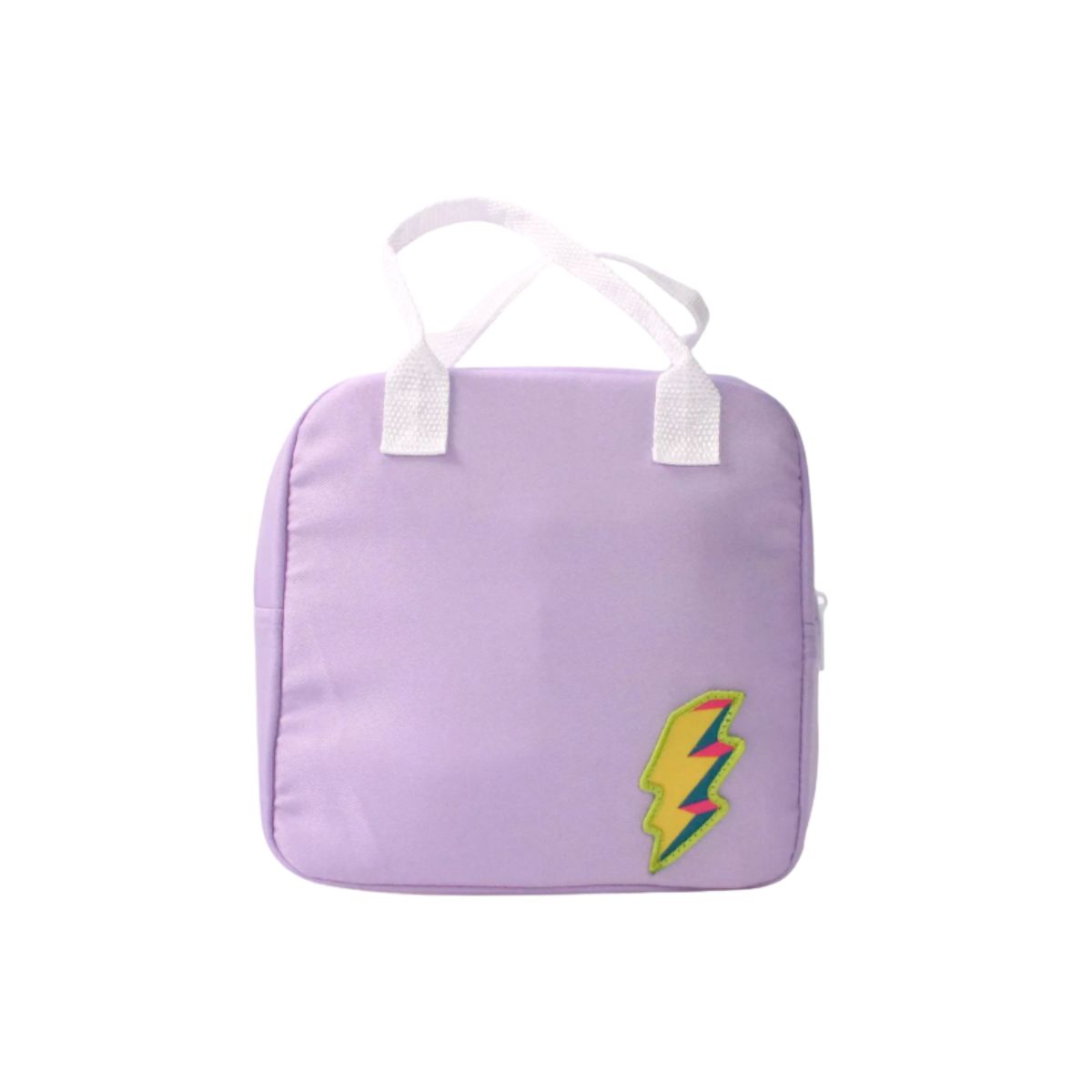 Kids Lunch Bag - Nwt Purple with Lightning Bolt Nwt kids lunch bag in purple with yellow lightning bolt and white straps