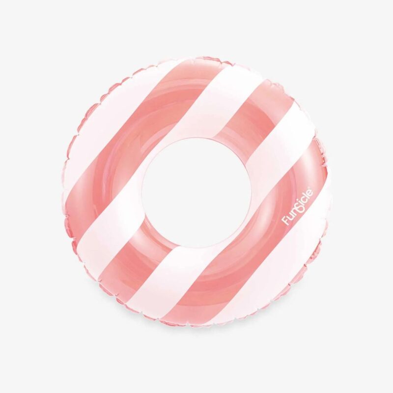 Sun Squad™ inflatable swim tube with trendy checkered design