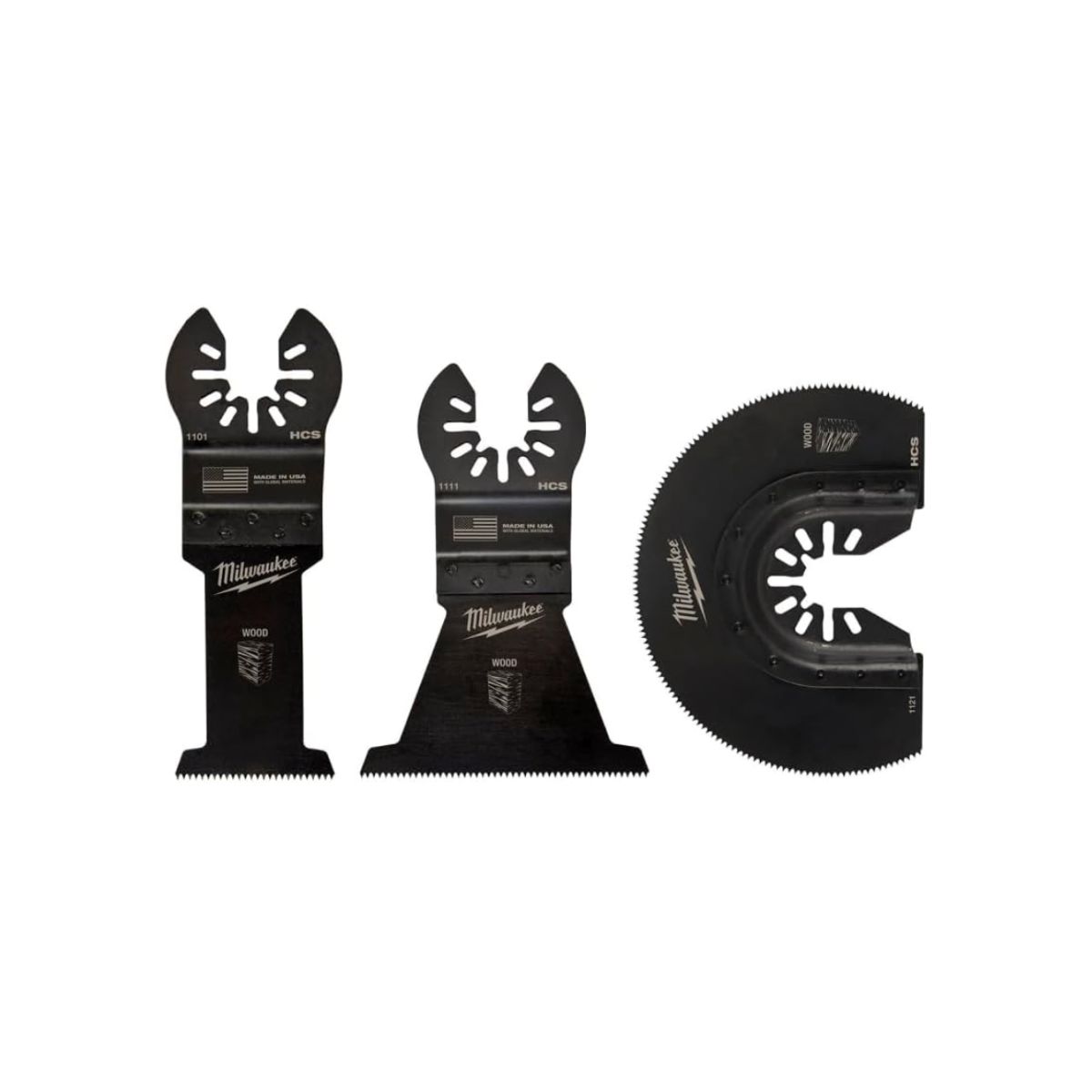 Wood Blade Variety - Milwaukee (48-90-9004) Milwaukee wood blade variety in professional product photography style