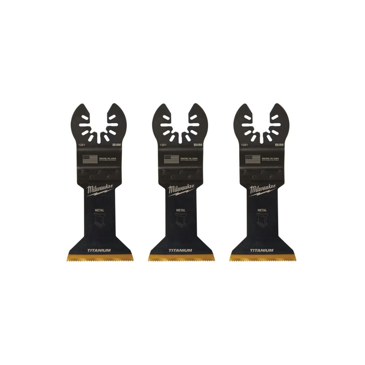 Multi Material Blades - Milwaukee 1-3/4 Inch Titanium Milwaukee multi material blades in professional use