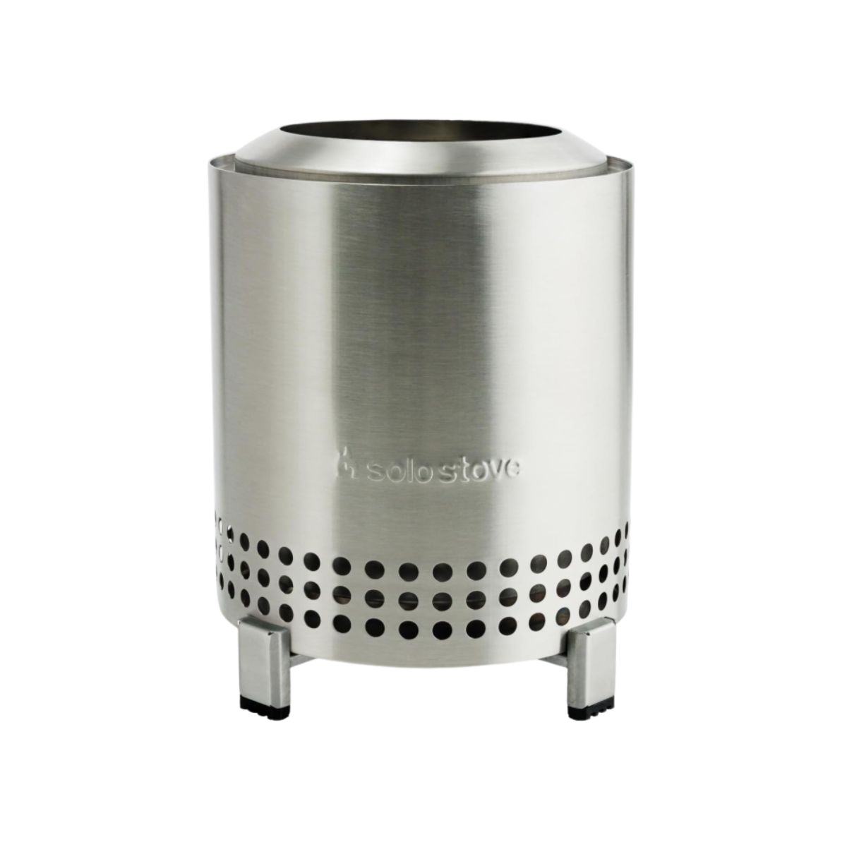 Tabletop Fire Pit - Solo Stainless Steel Portable Solo tabletop fire pit in stainless steel for outdoor use