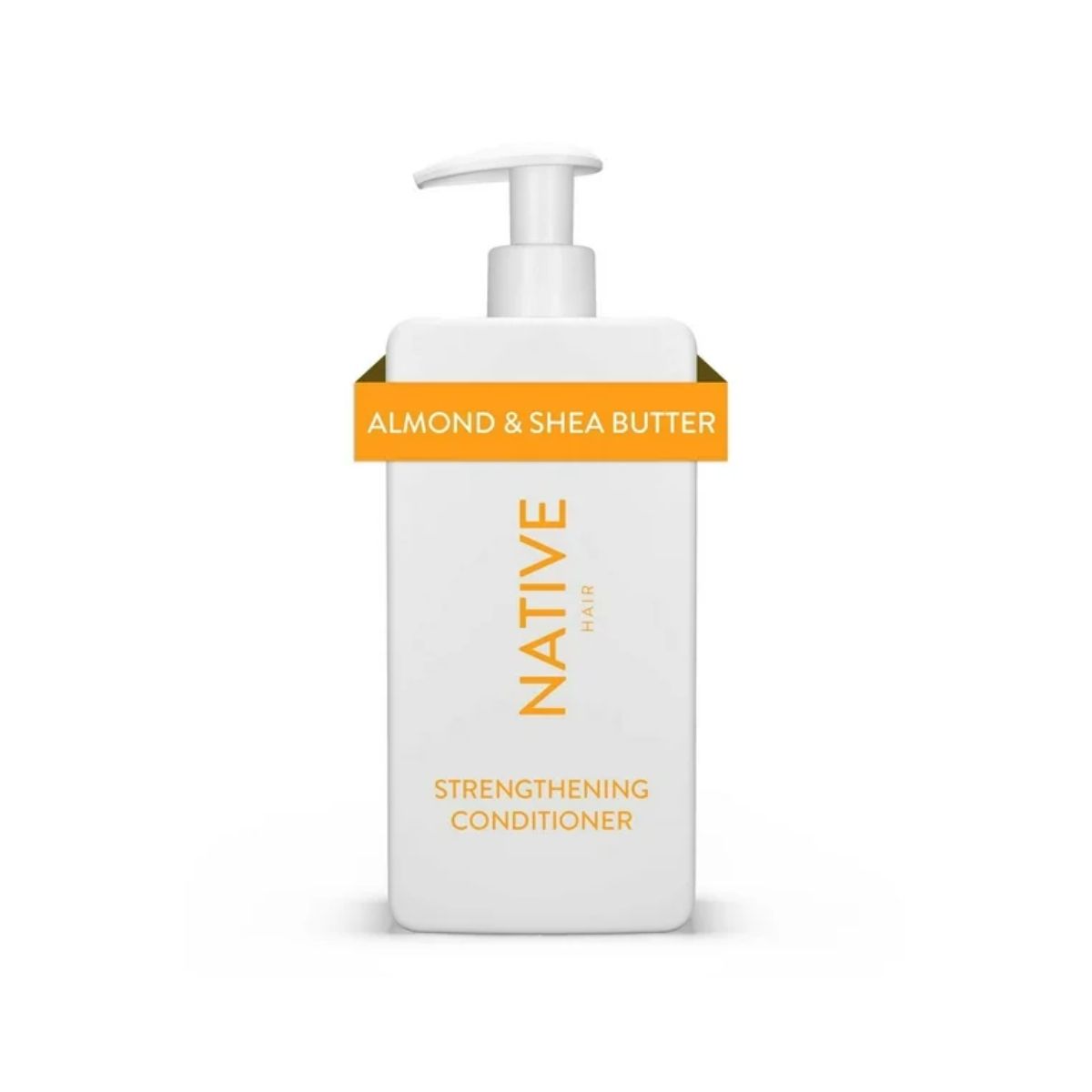 Strengthening Conditioner - Native Almond & Shea Butter 487mL Native strengthening conditioner with almond and shea butter in 487mL bottle