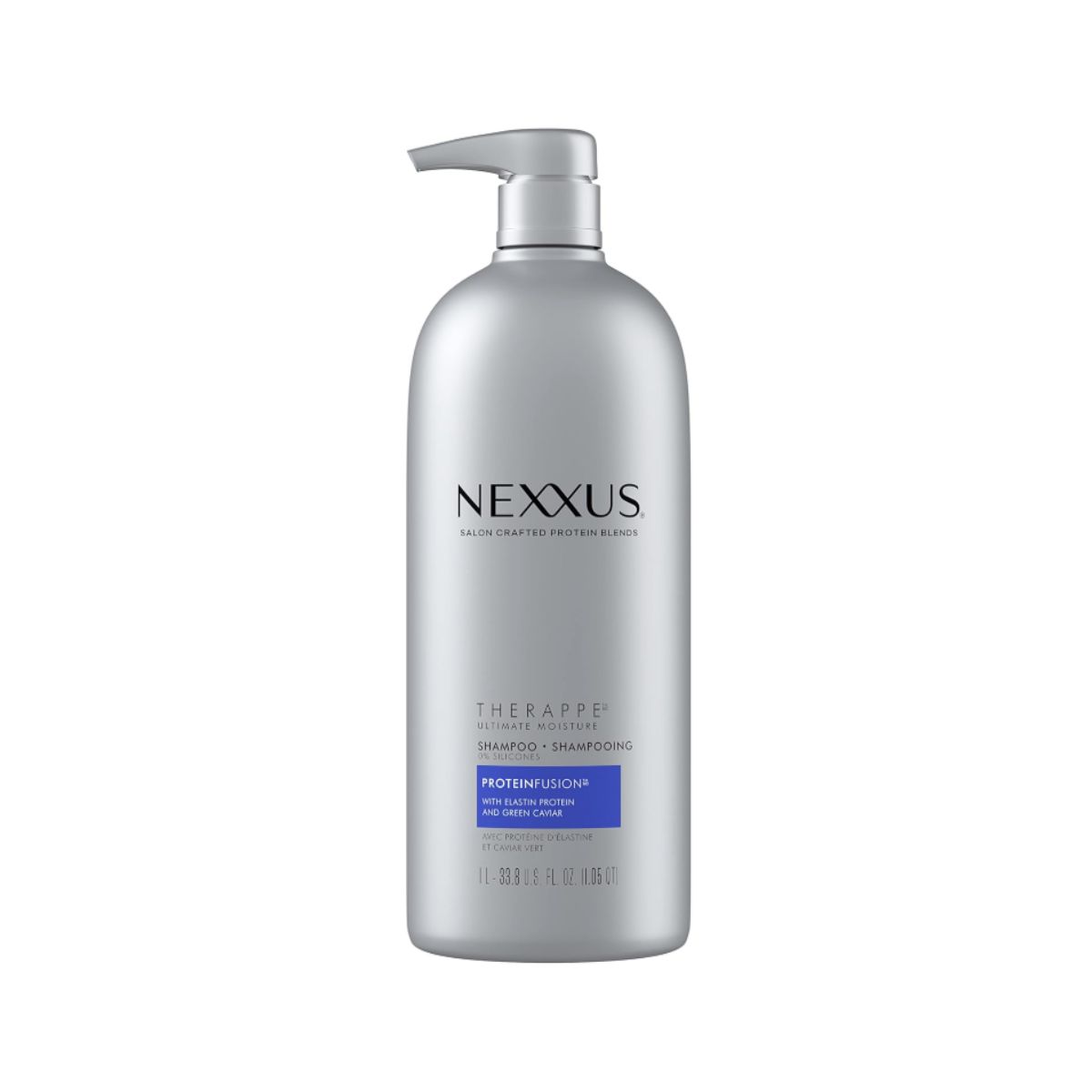 Ultimate Moisture Shampoo - Nexxus 1 L Nexxus ultimate moisture shampoo in professional product photography