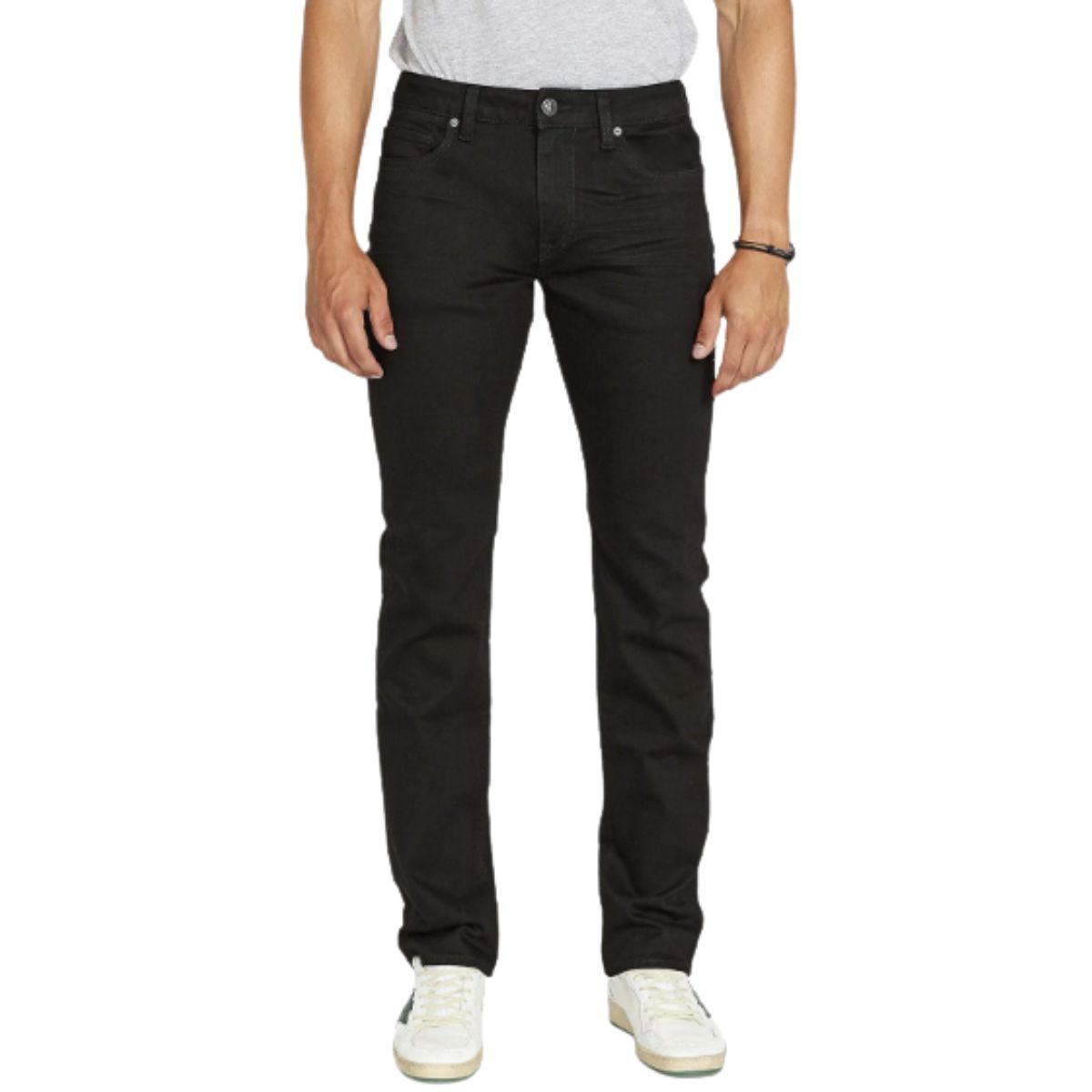 Men Black Jeans - Buffalo Dark Black Slim Straight Buffalo men black jeans in dark black slim straight fit