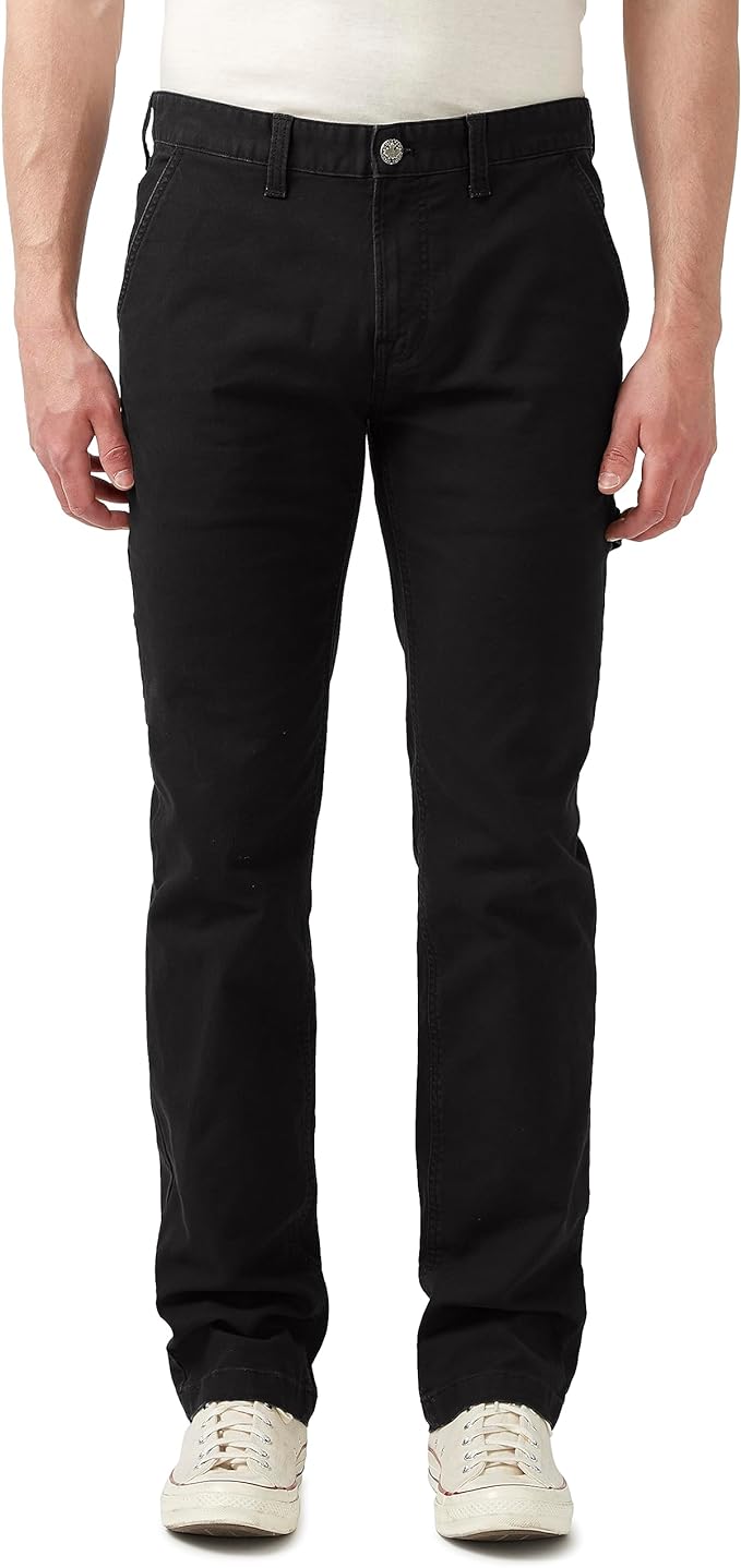 Buffalo men black jeans in dark black slim straight fit