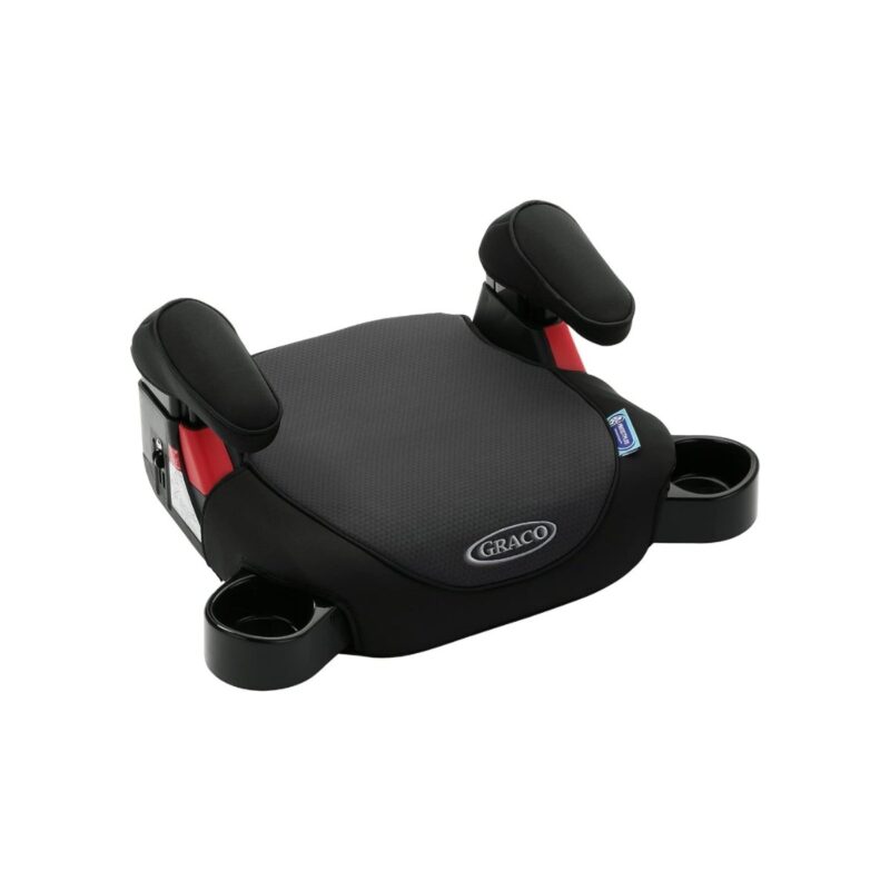 Graco backless booster seat in rio colour with padded armrests