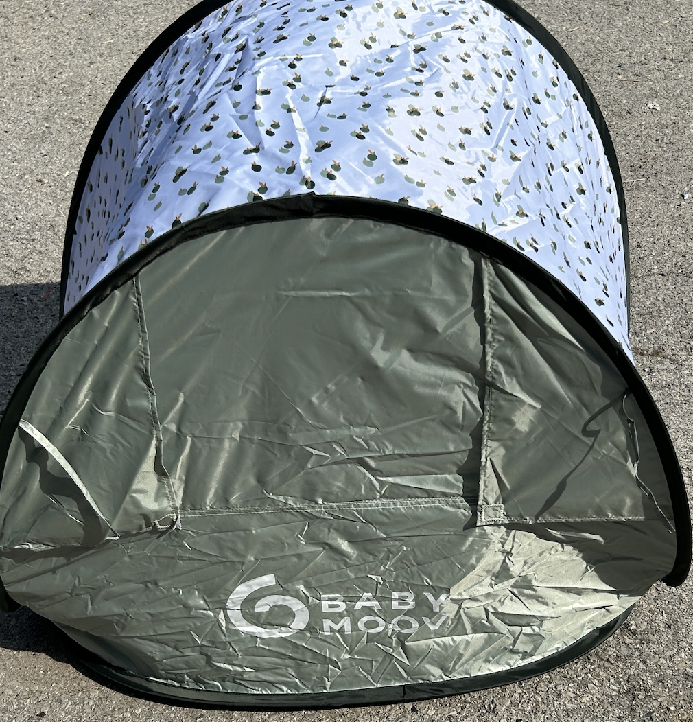 Babymoov anti uv tent in light blue with pop up system
