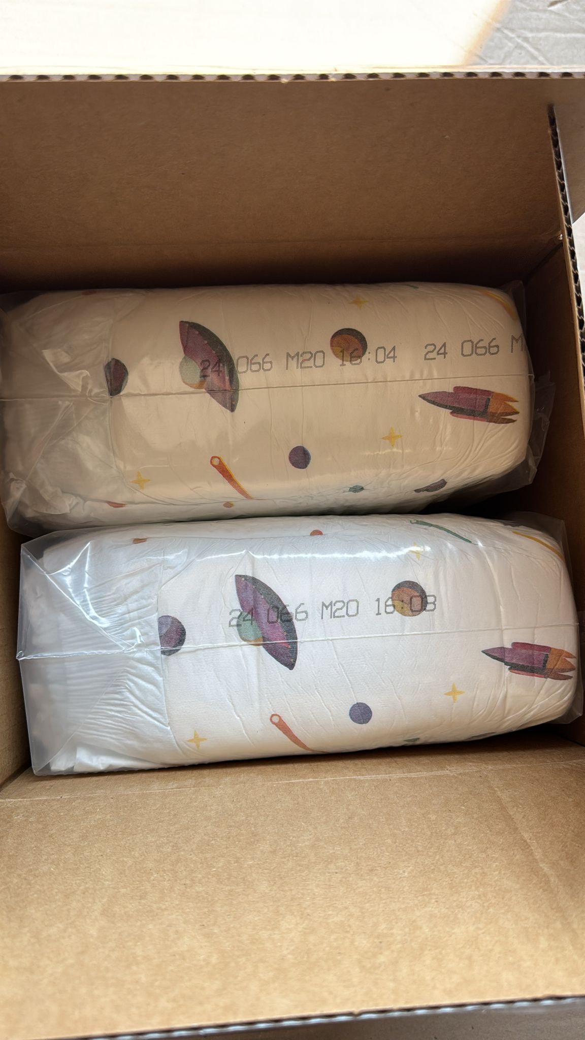 Mama Bear nighttime underwear in white with comfortable fit