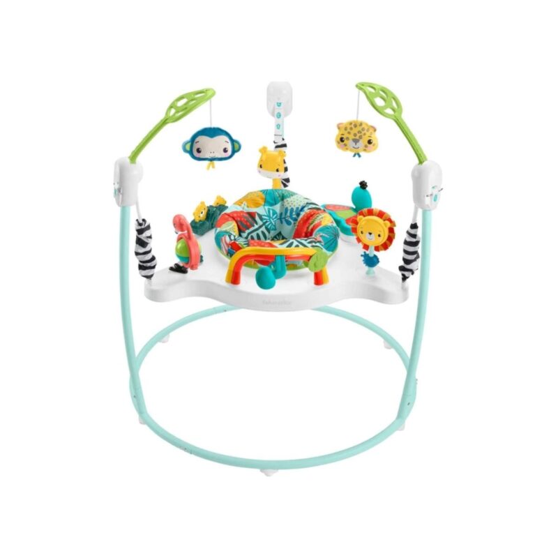 Fisher-Price baby activity center with lights and sounds in jungle theme