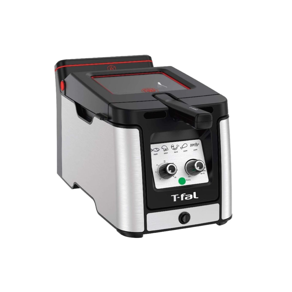 Odorless Deep Fryer - T-Fal Stainless Steel 3.5L T-Fal odorless deep fryer in stainless steel silver finish