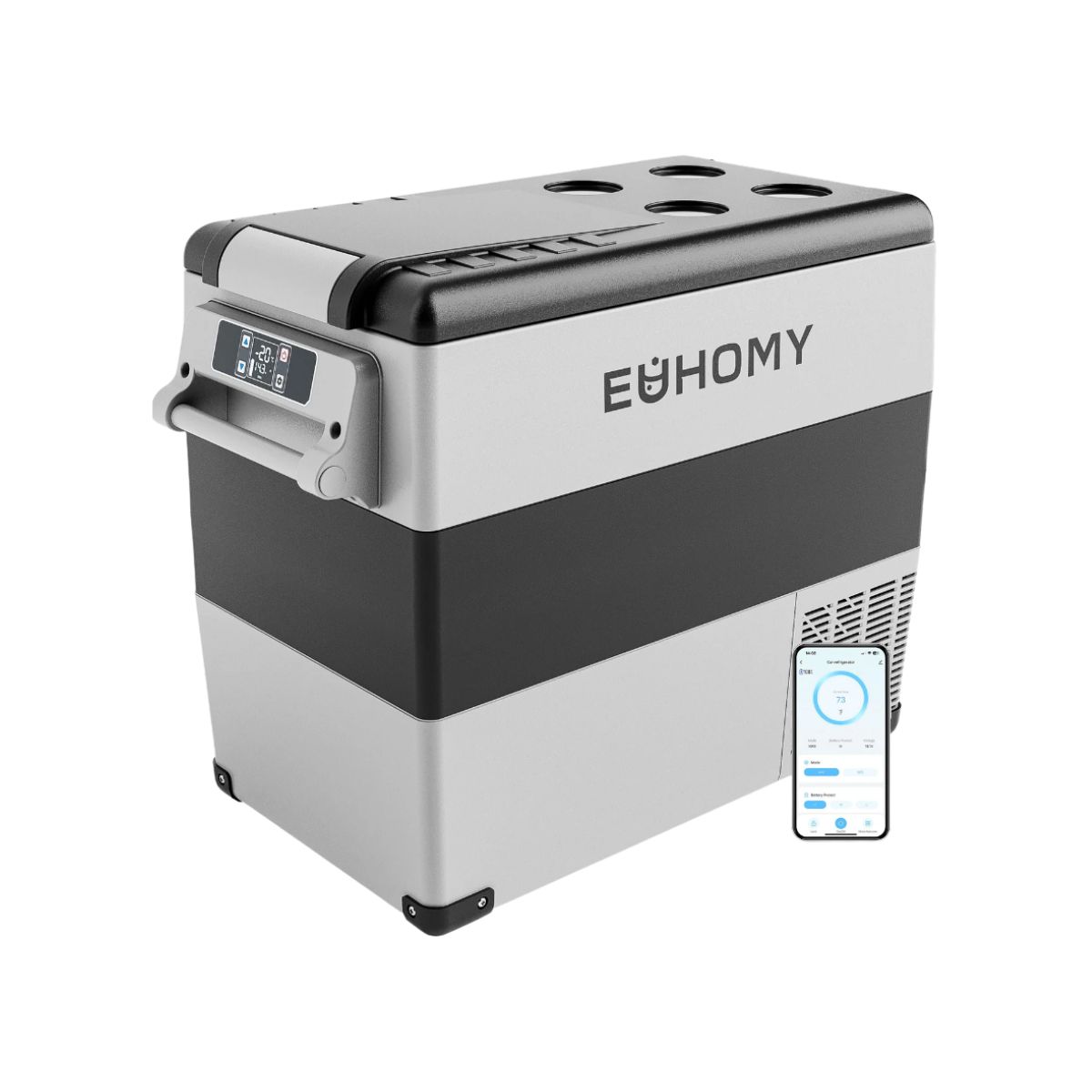 12 Volt Refrigerator - Euhomy Portable Cooler Euhomy 12 volt refrigerator in sleek portable cooler design