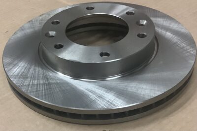 Land Cruiser front disc brake rotor in durable vented design