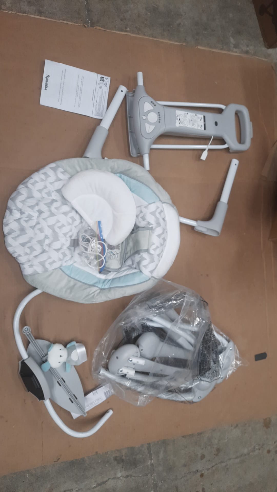 Ingenuity portable baby swing in foldable compact design