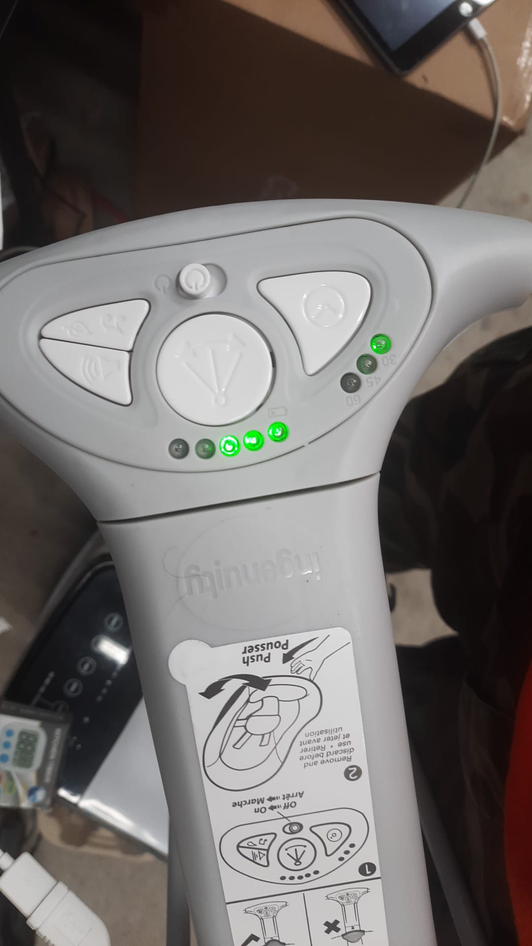 Ingenuity portable baby swing in foldable compact design