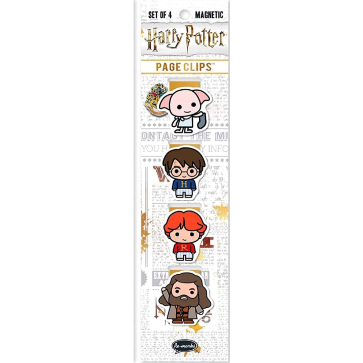 Magnetic Page Clips - Re-Marks Harry Potter Re-Marks magnetic page clips in Harry Potter design