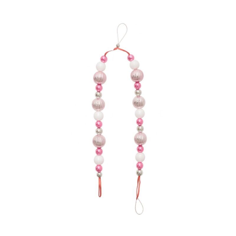 Ornament ornament garland in pink festive decoration