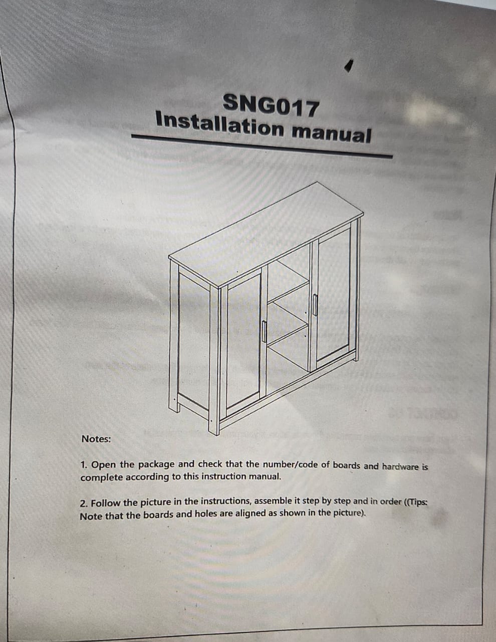 Iwell floor storage cabinet in retro brown finish