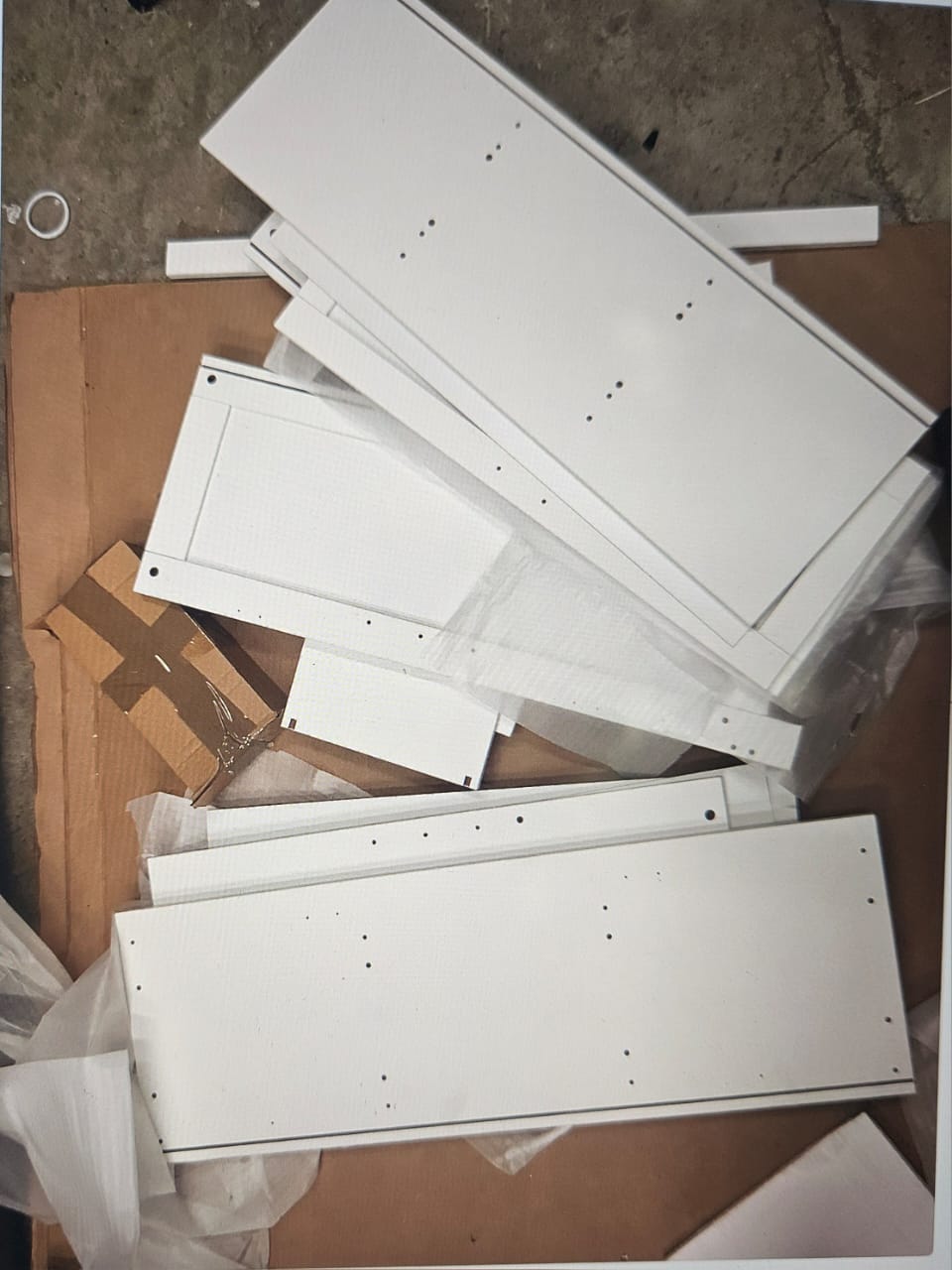 Iwell floor storage cabinet in retro brown finish