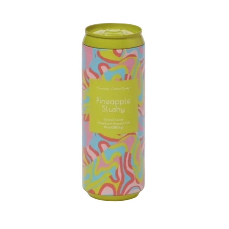 Opal House pineapple slushy scented candle in charming tin container
