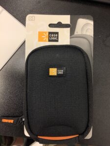 Case compact camera case in black finish