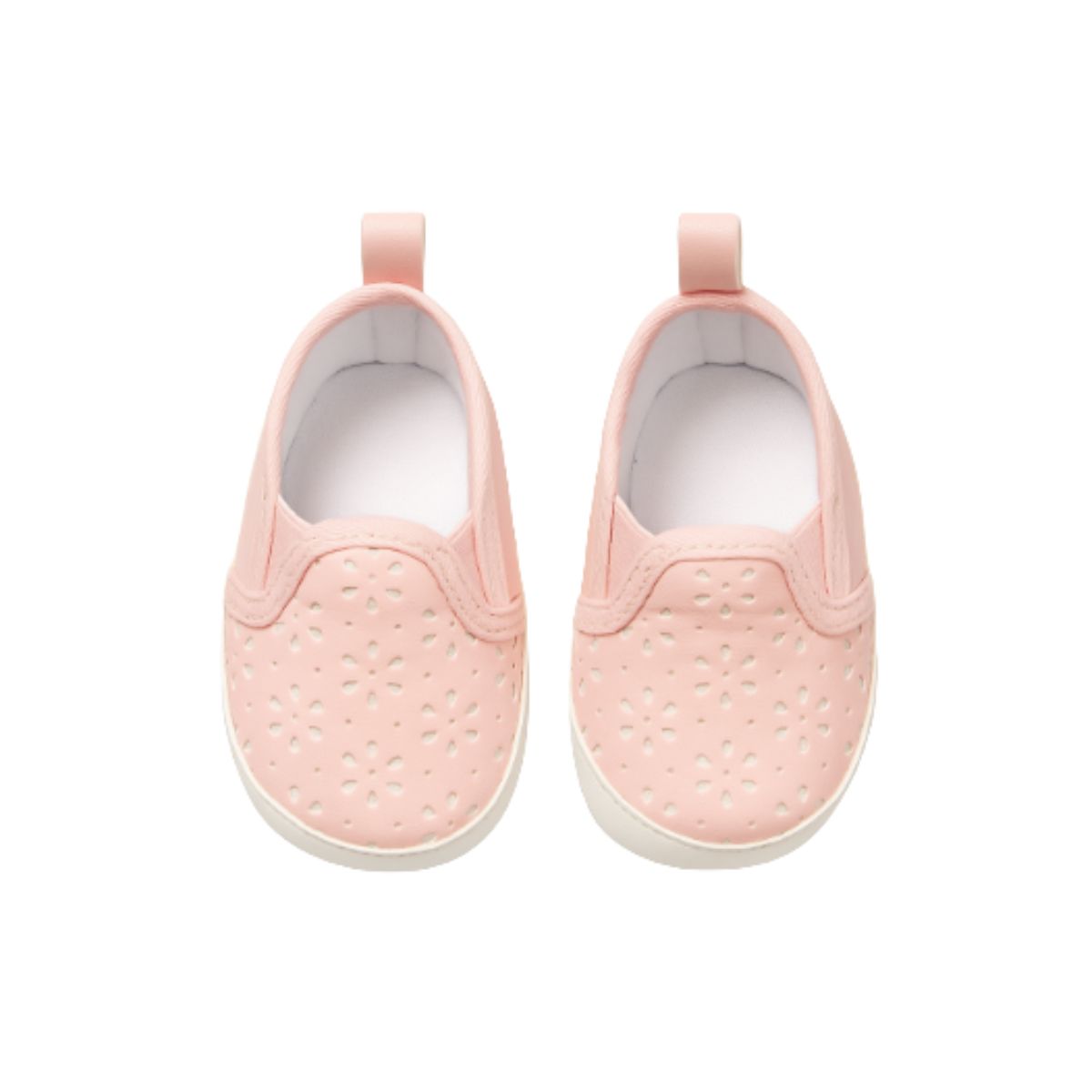 Baby Girls Slip-On Sneakers - Cat Jack Pink Cat Jack baby girls slip-on sneakers in pink with eyelet design