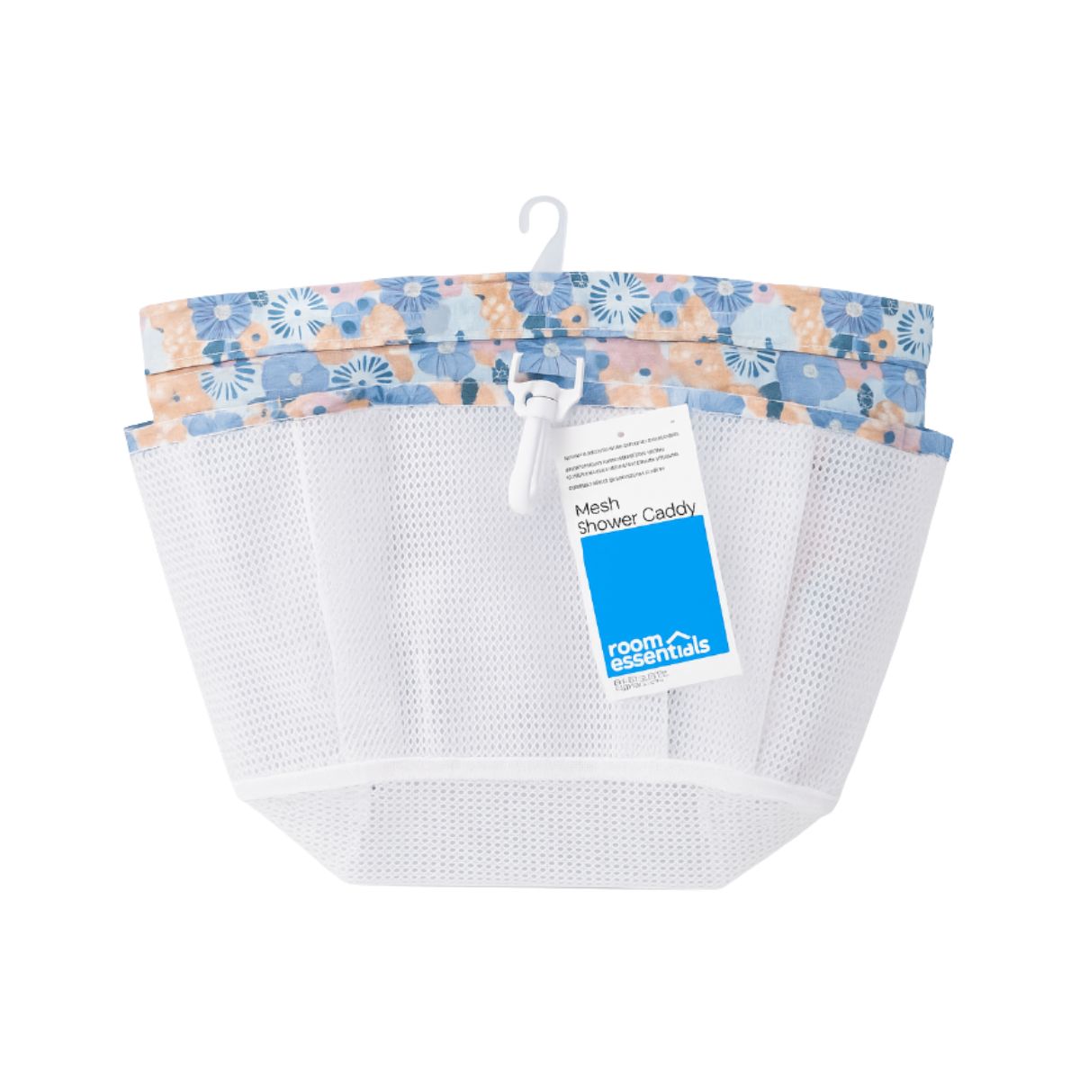 Mesh Shower Caddy - Room Essentials™ Blue Room Essentials™ mesh shower caddy in blue with multiple pockets