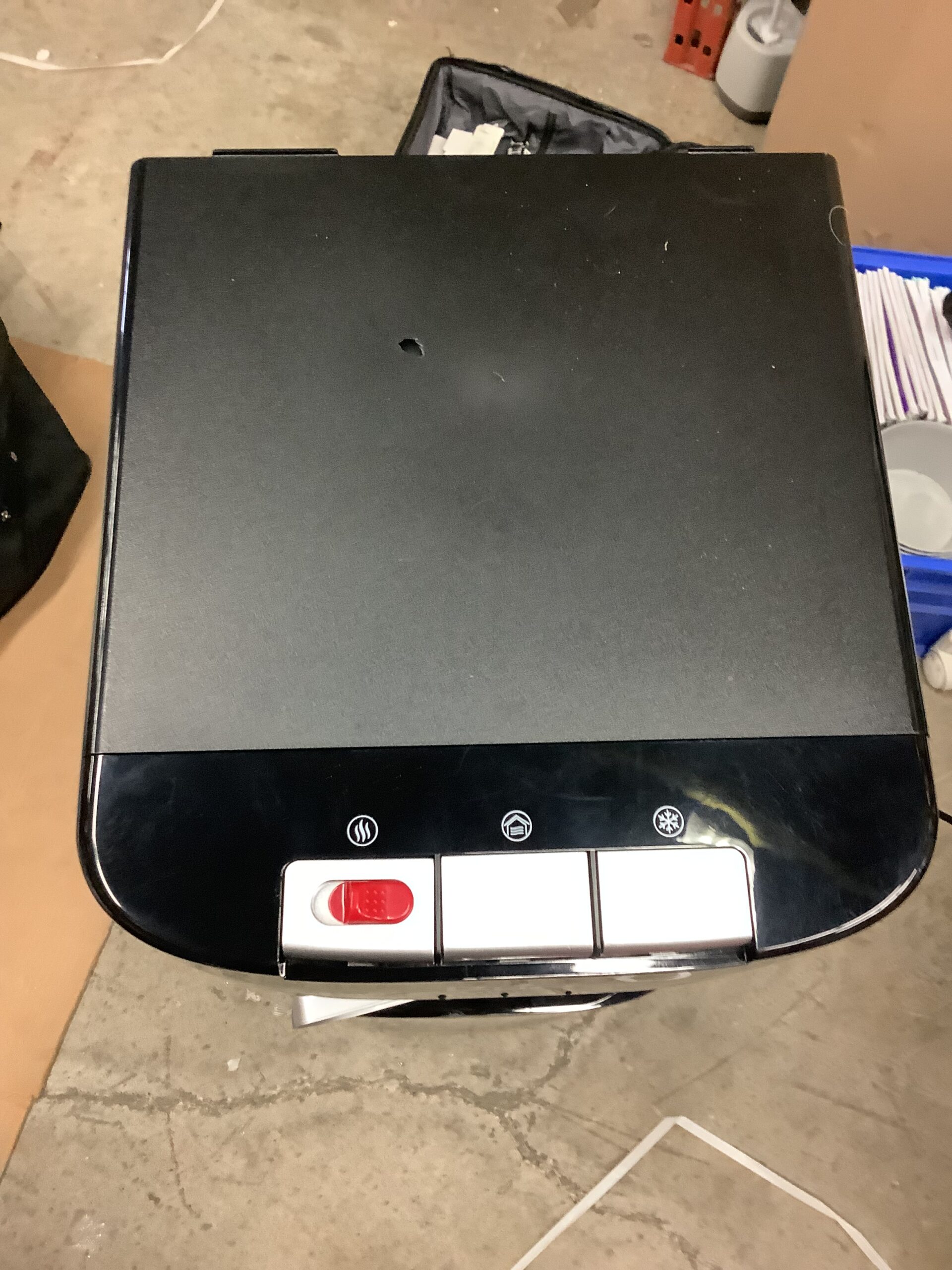 Brio bottom loading water cooler with hot, cold and room temperature in sleek design