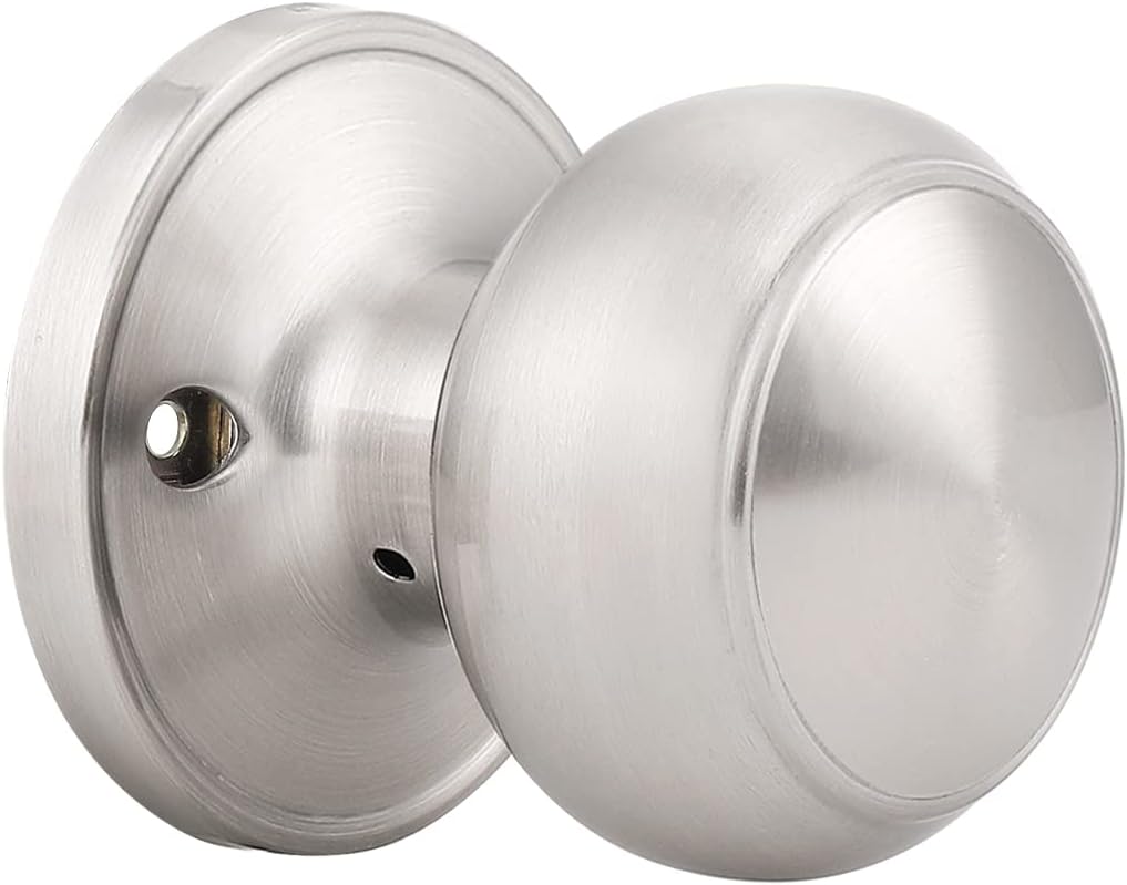 Gobrico dummy door handles in satin nickel finish for interior doors