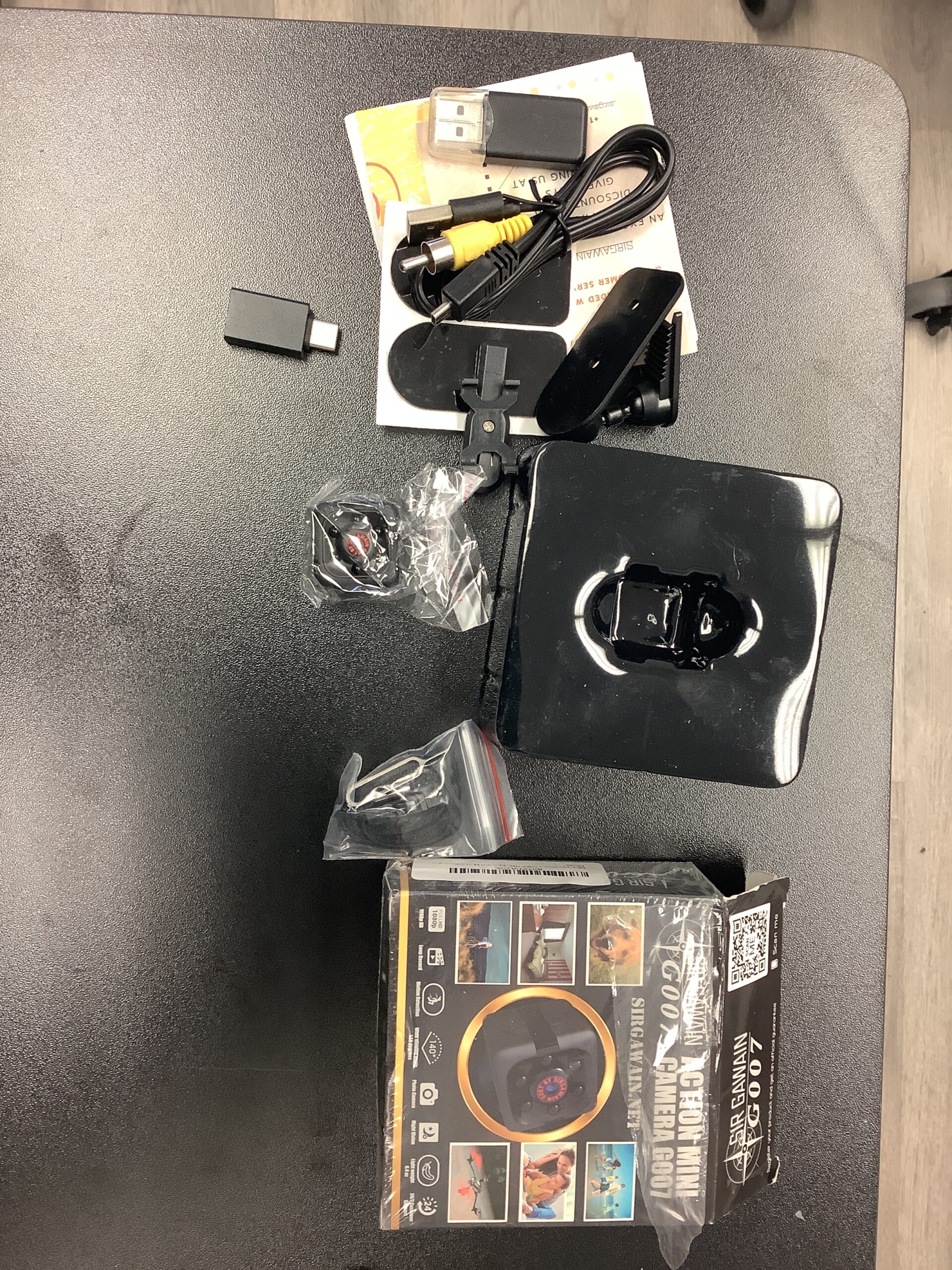 SIRGAWAIN mini spy camera in compact portable design