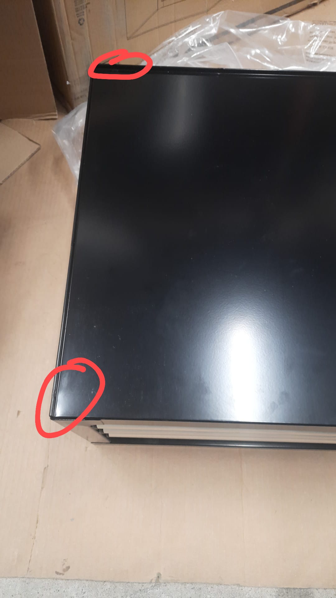 Husky tool storage chest in gloss black finish