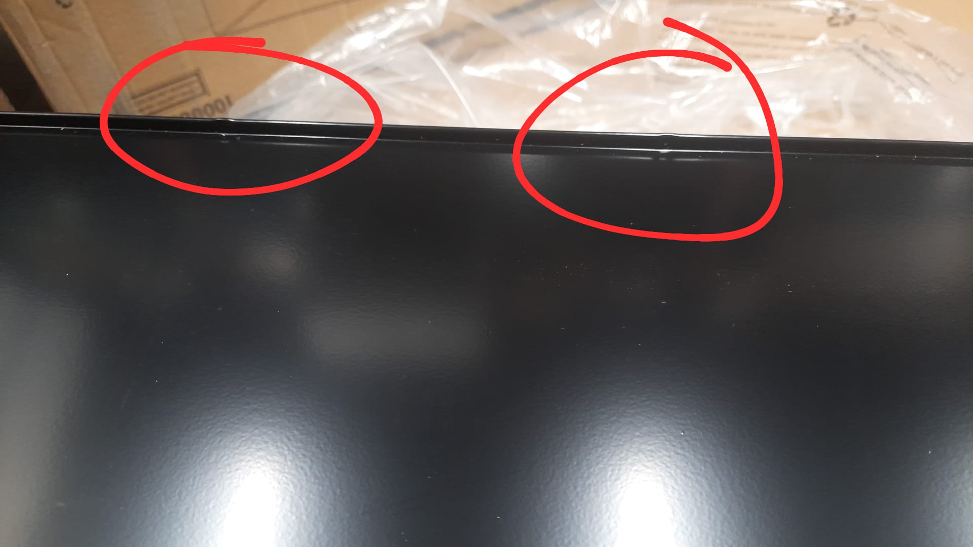 Husky tool storage chest in gloss black finish