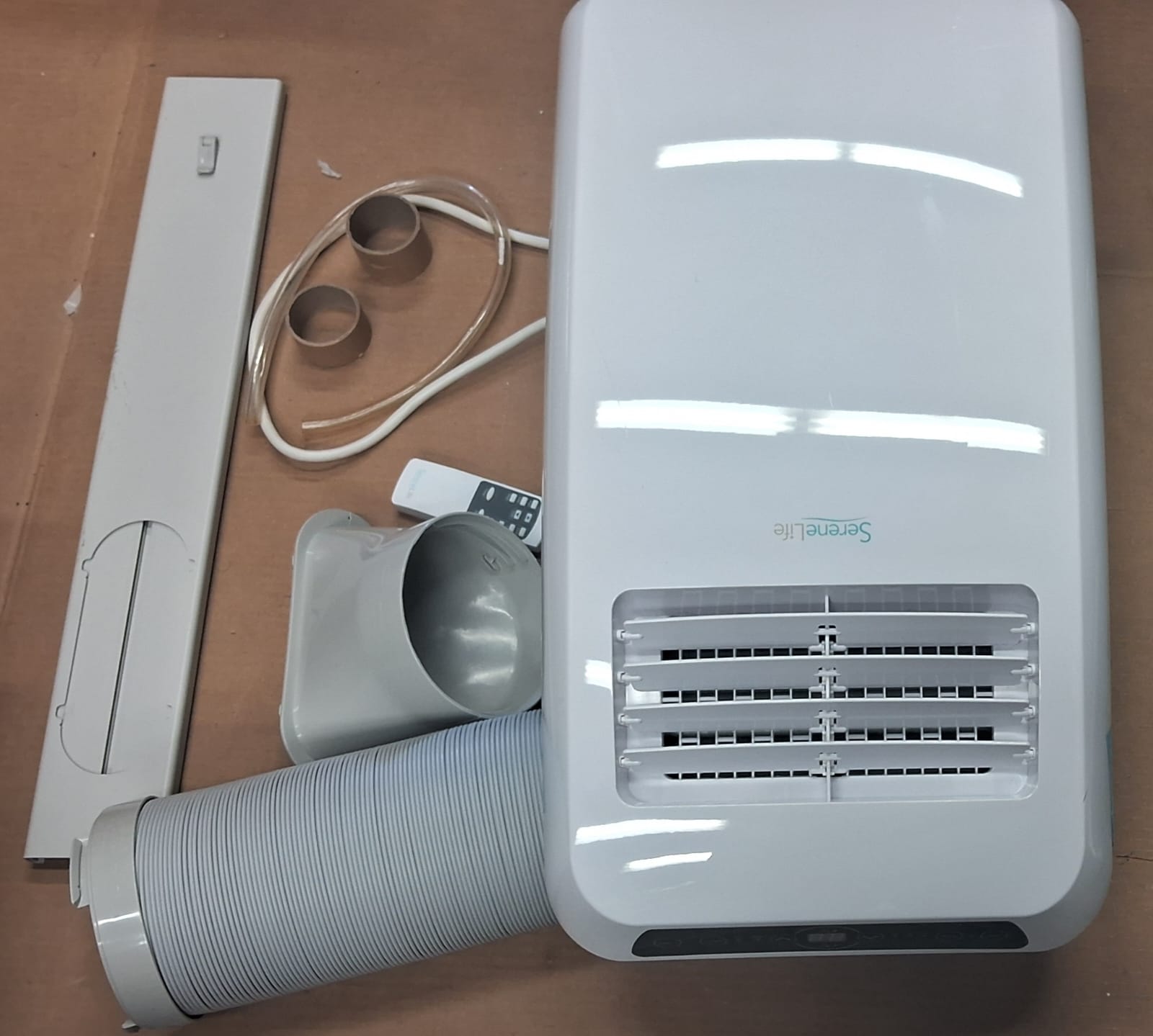 Serenelife portable air conditioner in sleek white design