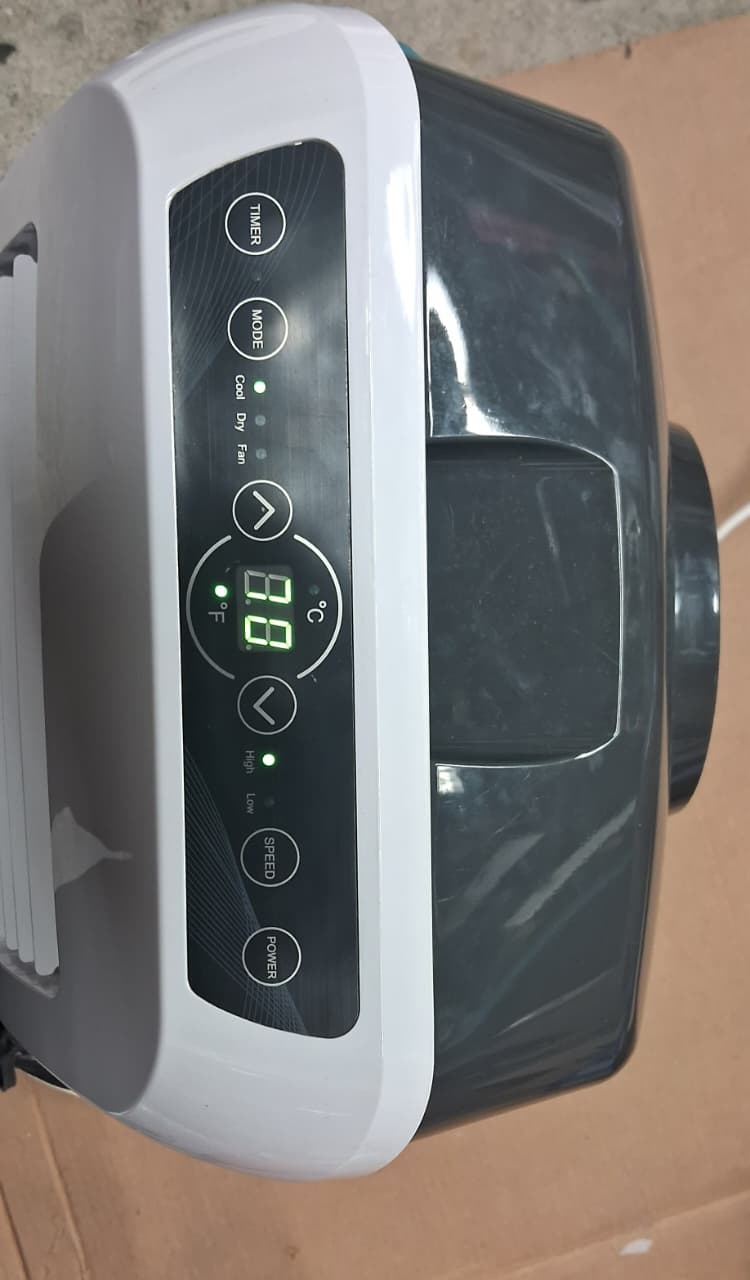 Serenelife portable air conditioner in sleek white design