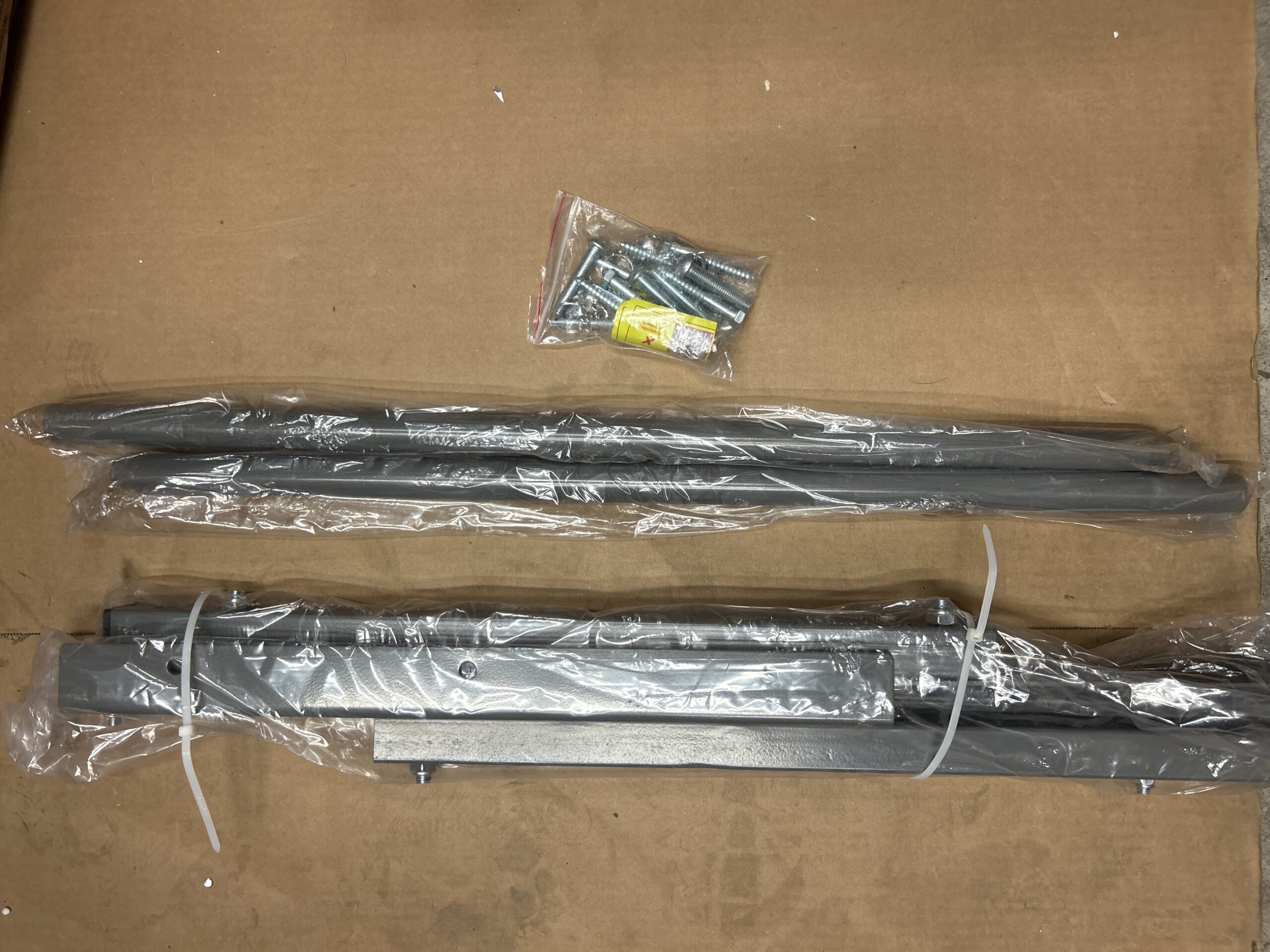 HOXWELL folding wall mount tire rack in sturdy steel construction