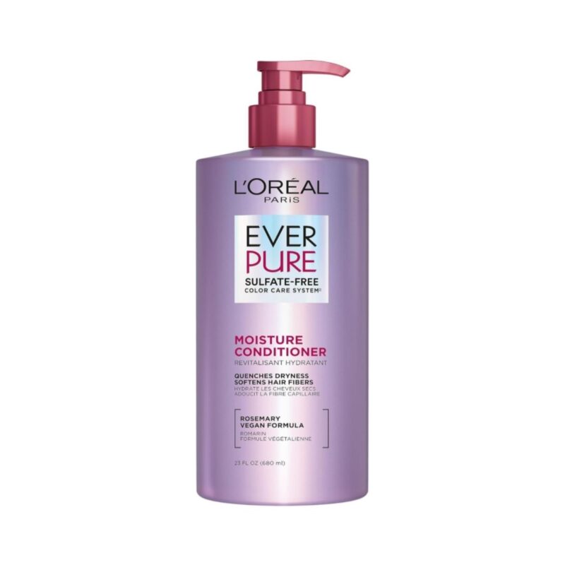 EverPure sulfate free moisture conditioner bottle in clean white packaging