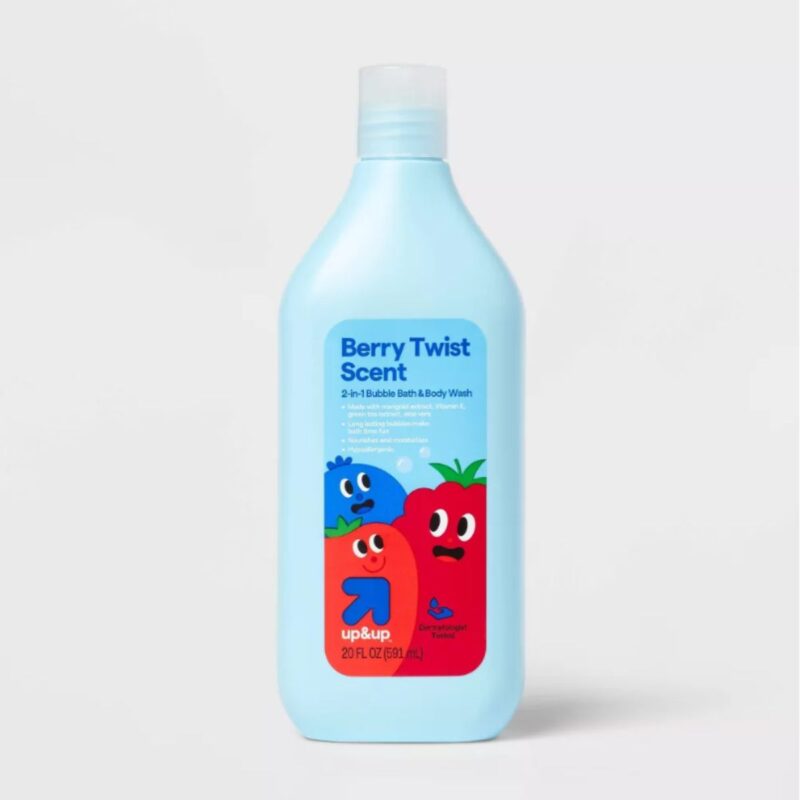 up&up™ bubble bath body wash in berry twist scent for kids