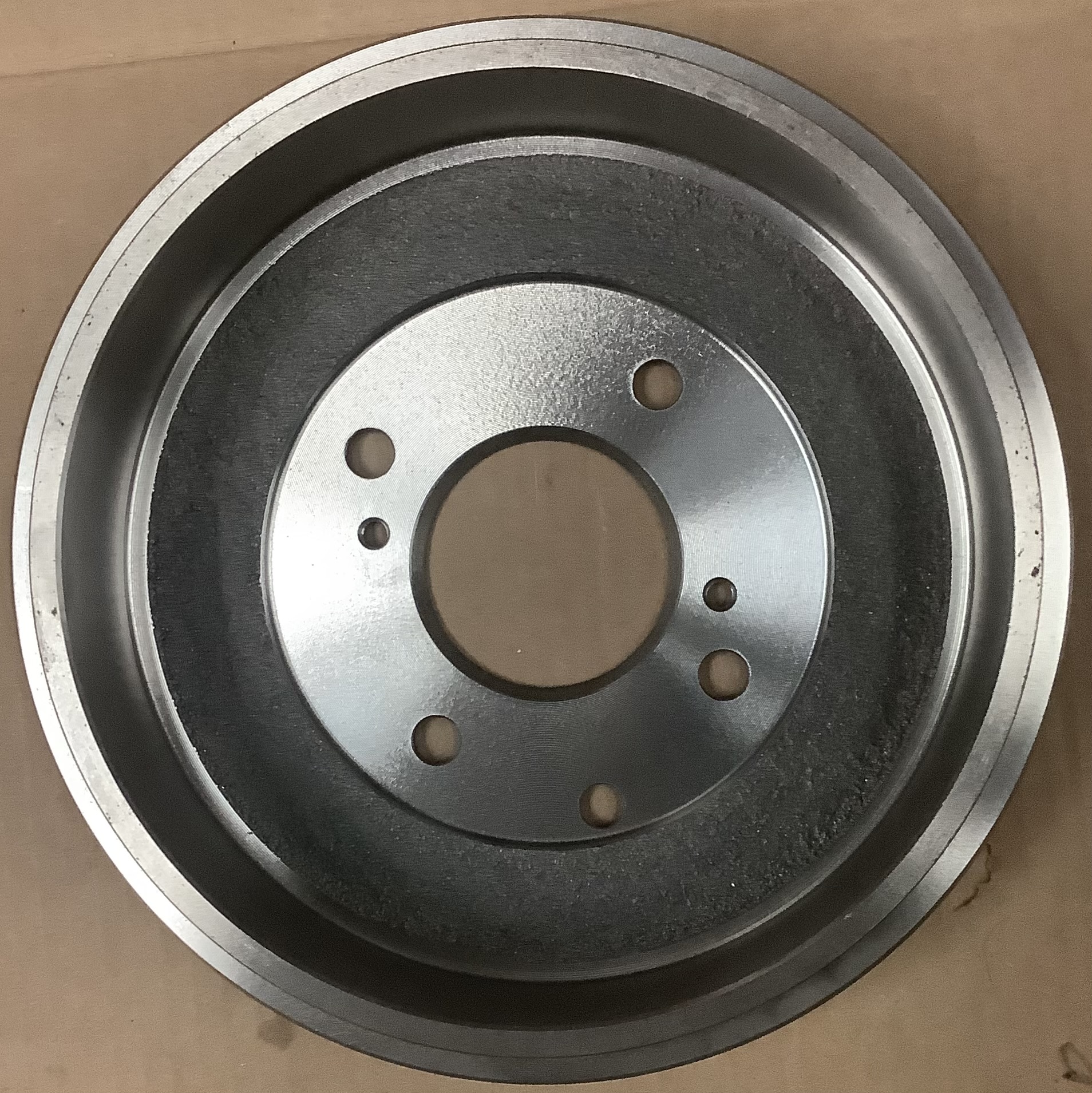 TRQ rear brake drum pair in driver and passenger sides