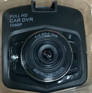 Generic full hd dual lens car dvr in black for vehicle recording