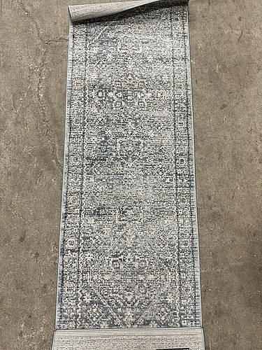 Mystic Medallion indoor runner rug in blue 2 ft. 3 in. x 7 ft. 3 in.