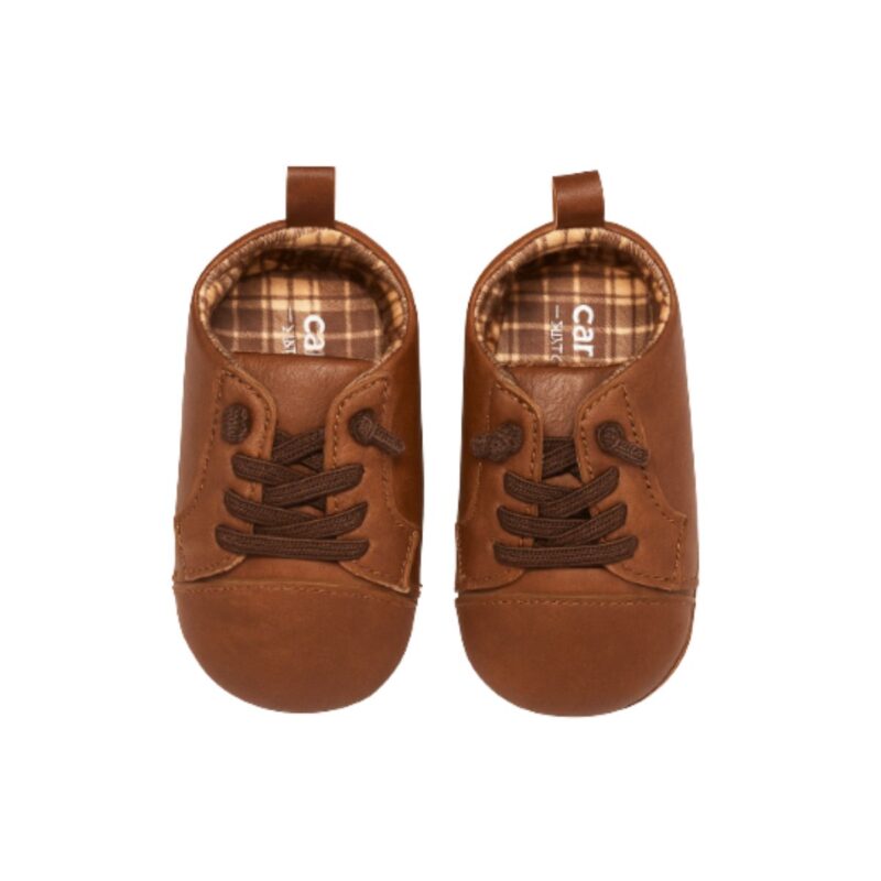 Carter’s baby boy sneakers in brown for 6-12 months