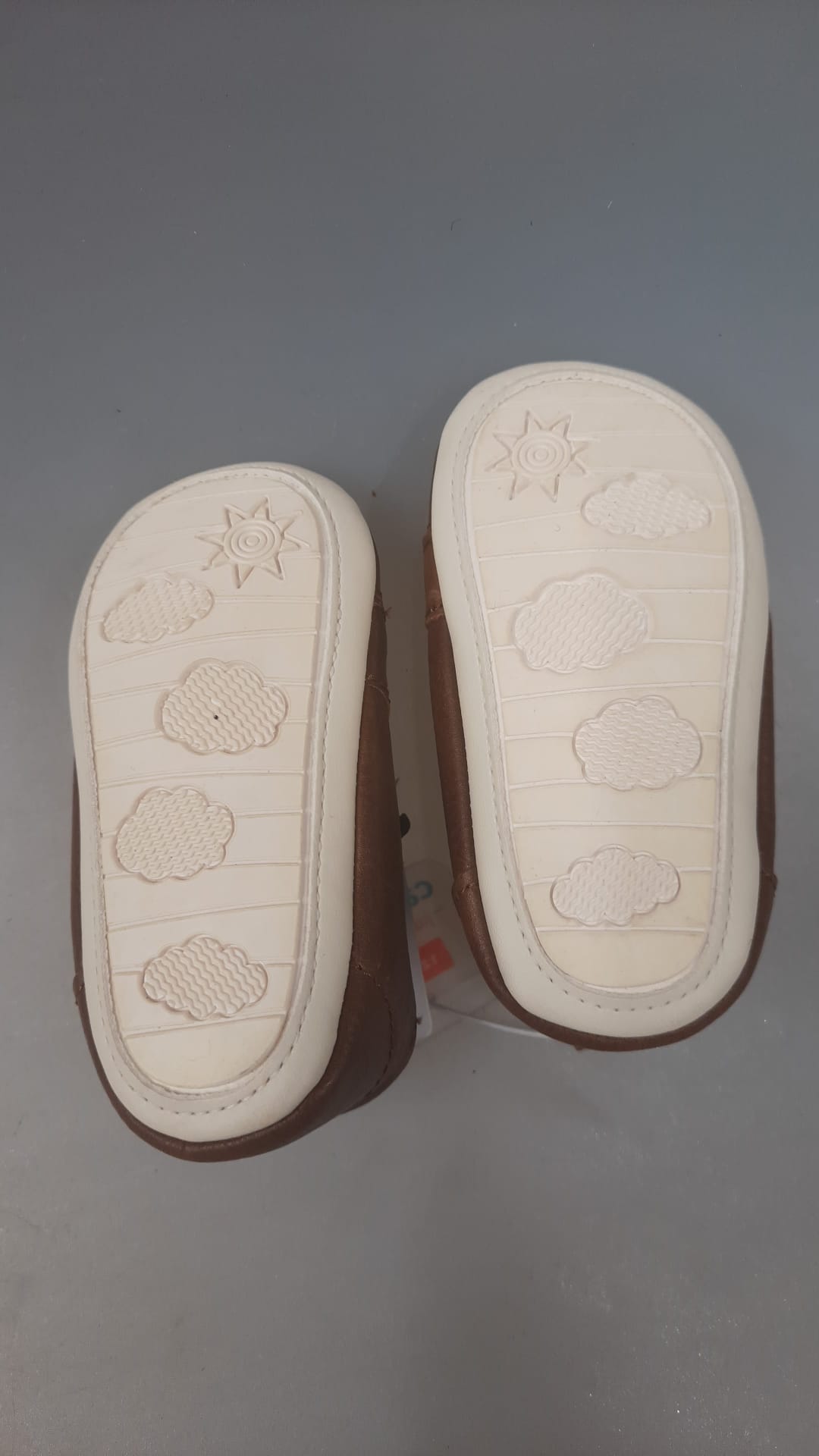 Carter’s baby boy sneakers in brown for 6-12 months