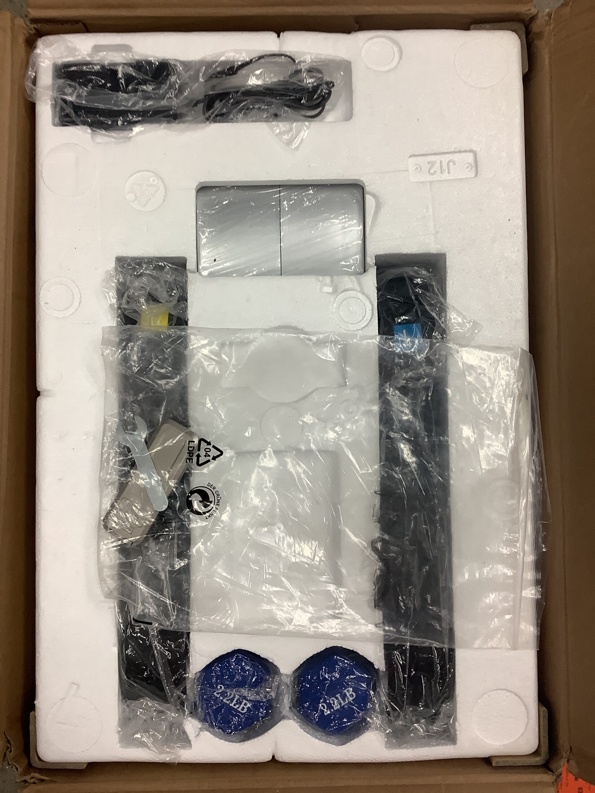 YOUNGFIT elliptical electric exerciser in sleek black for home and office use