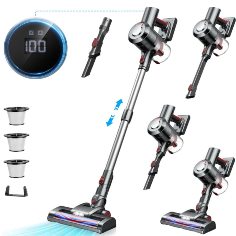MQDXE cordless vacuum cleaner in sleek lightweight design